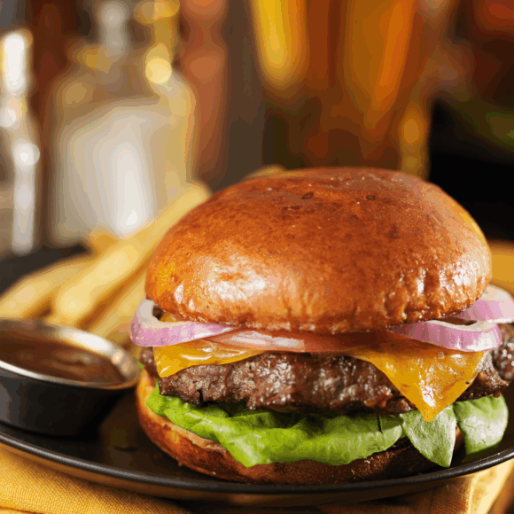 2 for 1 burger (and free pool) 5PM TO 8PM