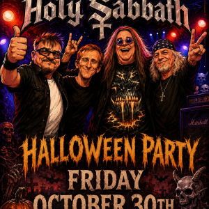 HALLOWEEN PARTY – Featuring HOLY SABBATH (Black Sabbath Tribute)
