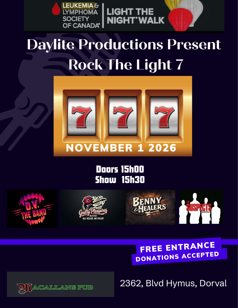 ROCK THE LIGHT 7 – Collecte de fonds caritative
